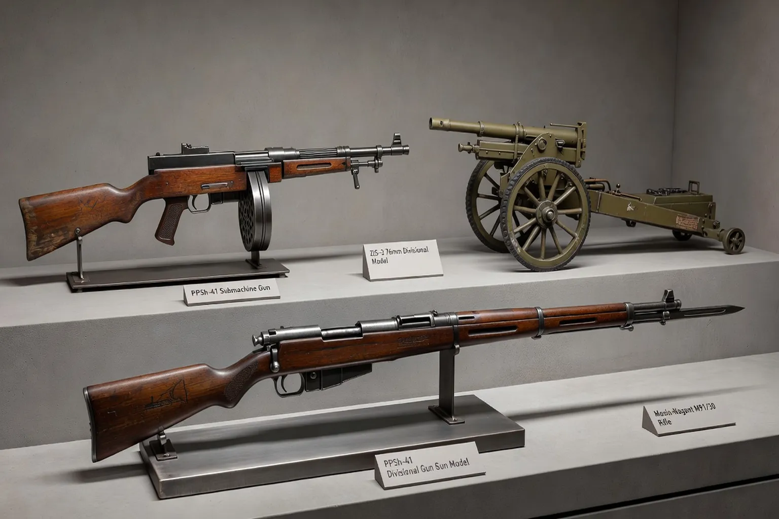 Soldats soviétiques armés de PPSh-41 lors d'une offensive en 1943