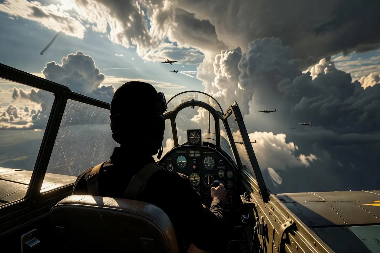 Il-2 Shturmovik soviétique en vol opérationnel sur le front de l'Est