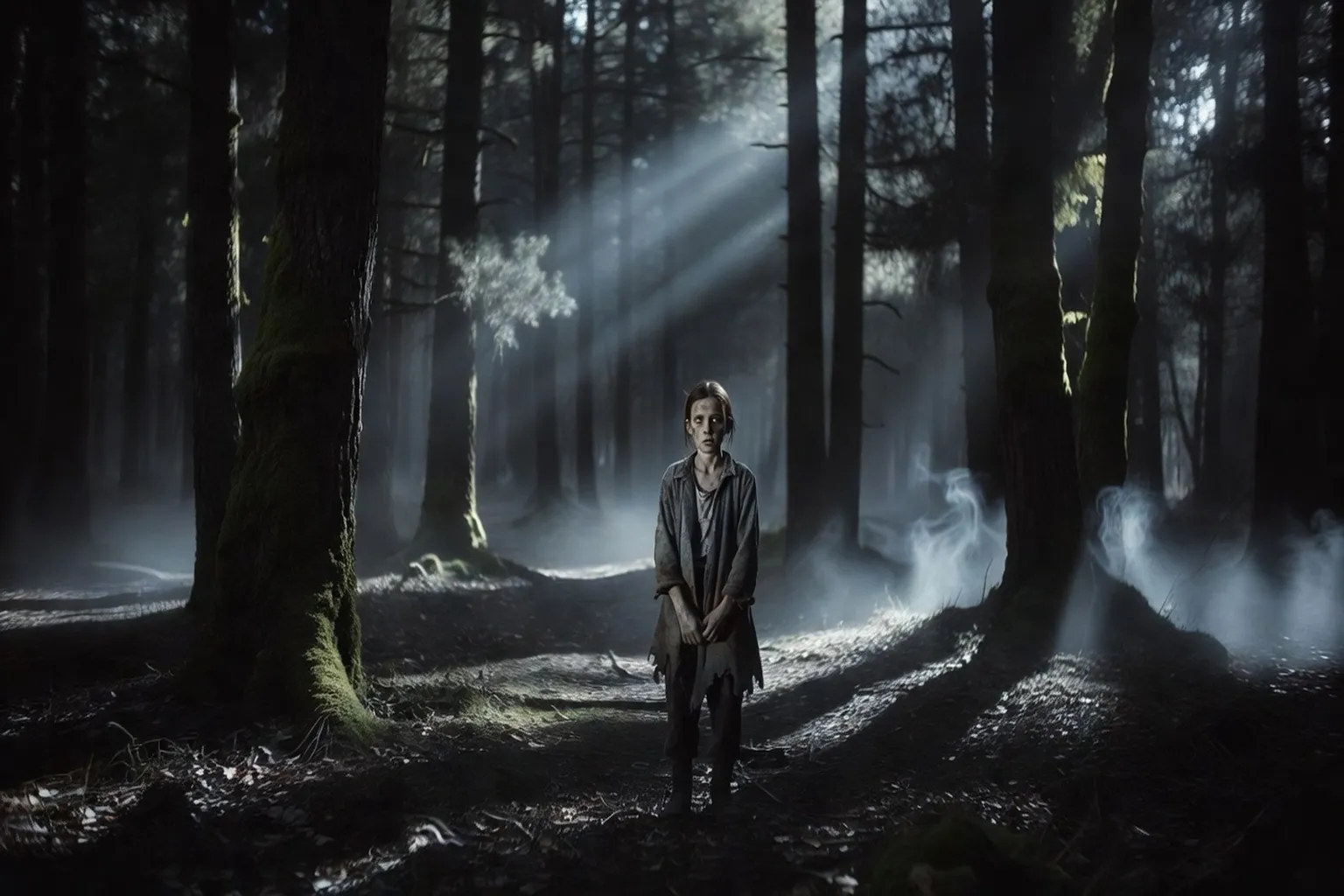 Atmosphère cinématographique dans la forêt biélorusse — référence au film Viens et Vois de Klimov (1985)