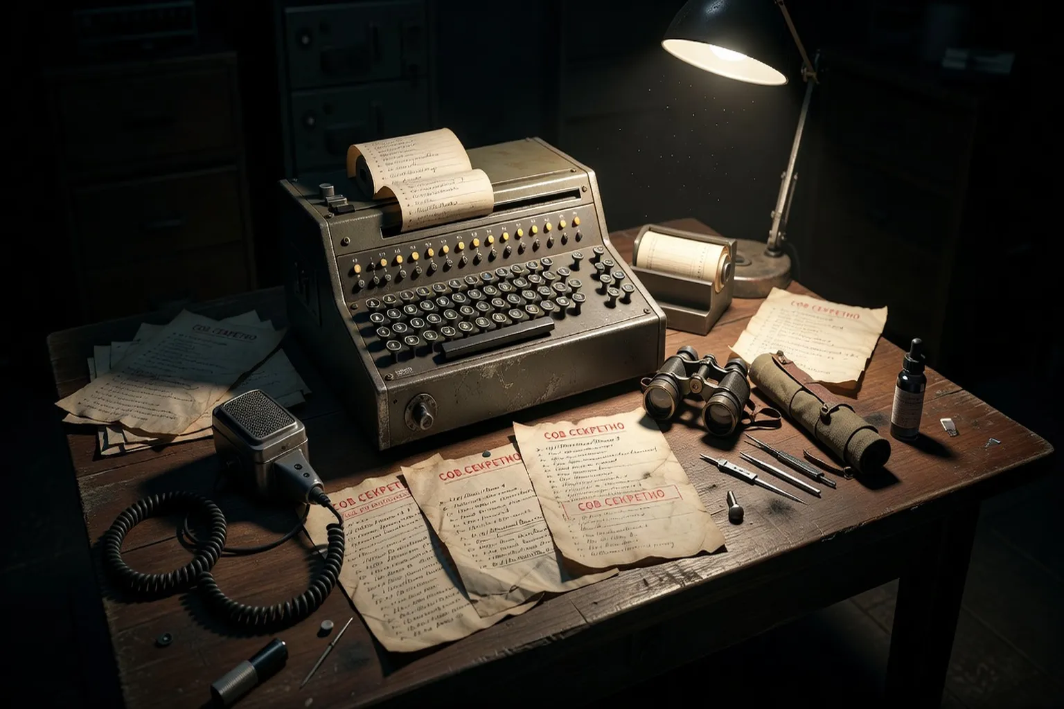 Matériel d'espionnage soviétique de l'ère KGB exposé au musée