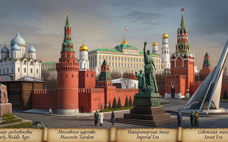 Panorama historique de la Russie, du Kremlin medieval a la Russie moderne
