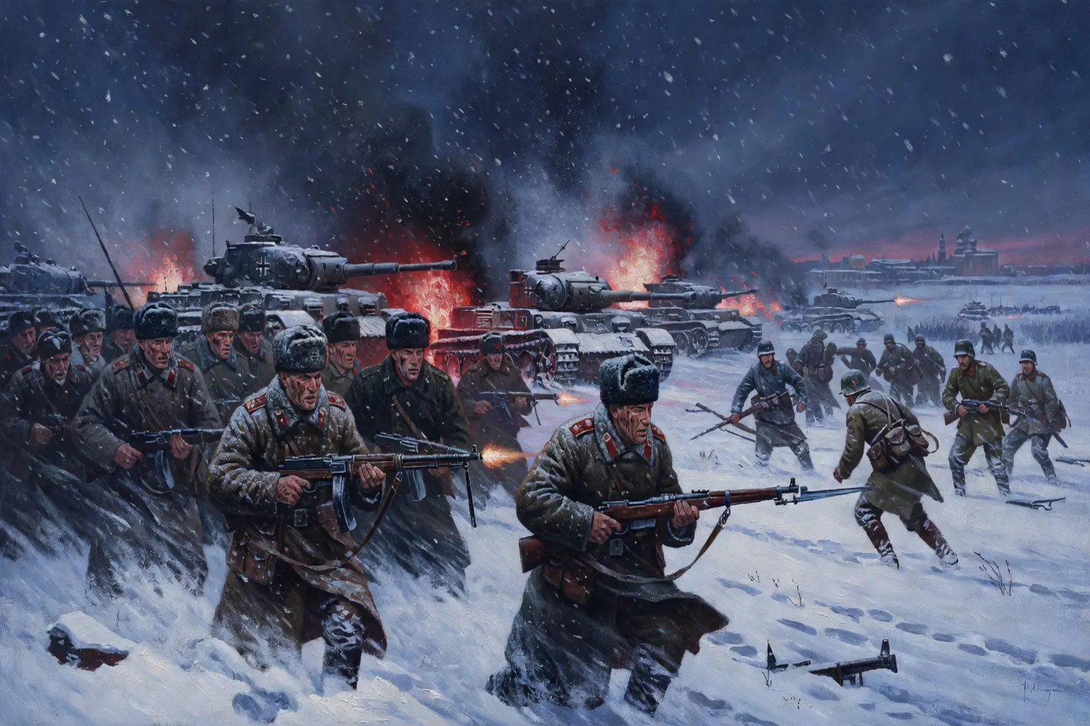 Bataille de Moscou 1941 : opération Typhon et contre-offensive soviétique