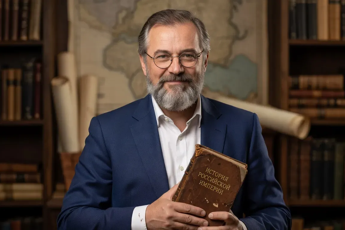 Pavel Sotnikov, historien spécialiste des Cosaques, portrait studio