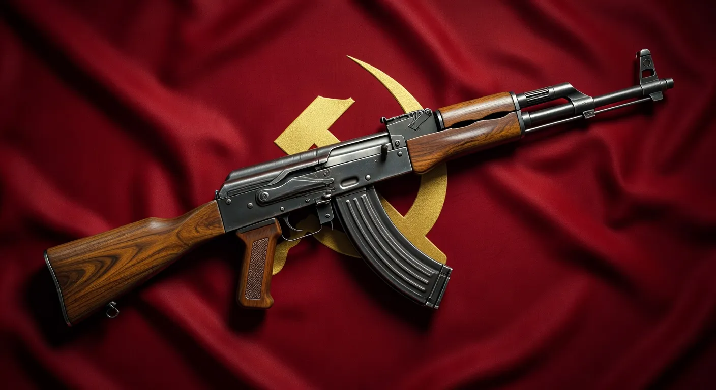 Kalachnikov AK-47, fusil d'assaut russe, arme legendaire