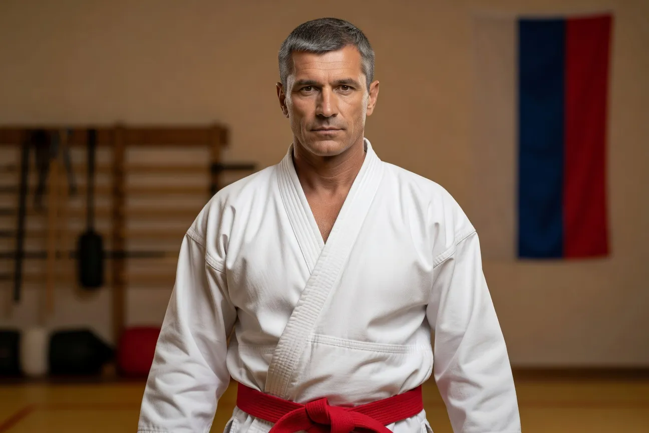 Dimitri Volkov, instructeur Sambo et Systema, portrait studio