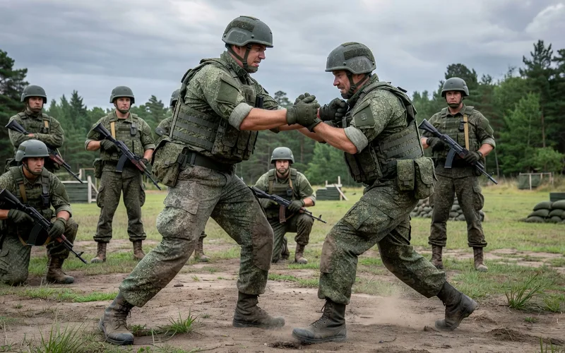 Demonstration de technique de Systema montrant la fluidite du mouvement et le travail de respiration